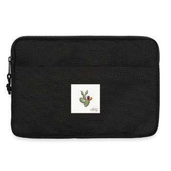 Cactus Illustration with Colorful Fruits - Laptop bag 13" - black - Front