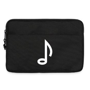 Note Symbol - Laptoptasche 13" - Schwarz - Vorne