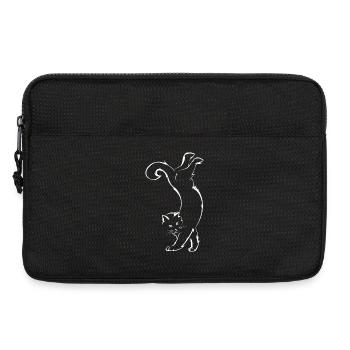 Drôle Chat Handstand Sports Fitness Yoga Icône - Sacoche pour ordinateur portable 13 pouces - noir - Devant