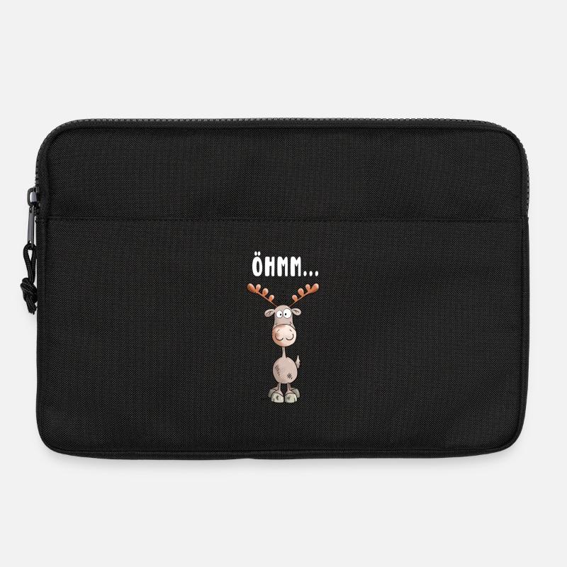 Öhmm Elch - Laptoptasche 13" - Schwarz