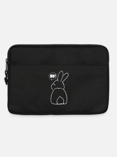 Hase NÖ Geschenk Geburtstag - Laptoptasche 13" - Schwarz