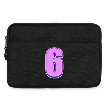6 - Sacoche pour ordinateur portable 13 pouces - noir - Devant
