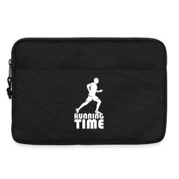 Icône de temps d’exécution Icône du logo Illustration graphique - Sacoche pour ordinateur portable 13 pouces - noir - Devant
