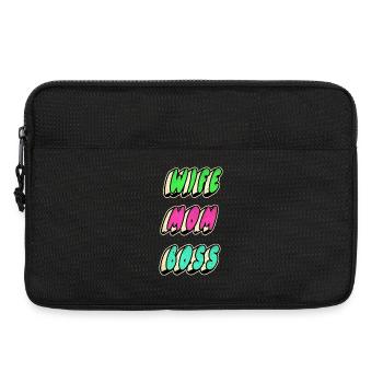 Ehefrau Mama Chefin - Laptoptasche 13" - Schwarz - Vorne