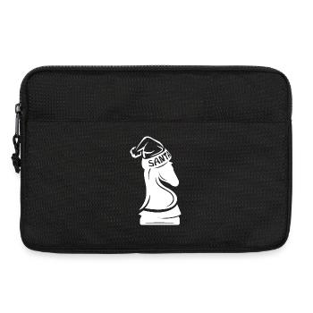 Chess Chess Rook Cheval de Noël XMAS Icône - Sacoche pour ordinateur portable 13 pouces - noir - Devant