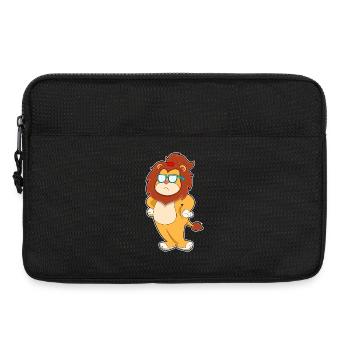 Löwe Sonnenbrille - Laptoptasche 13" - Schwarz - Vorne