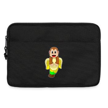 Monkey Banana - Laptop bag 13" - black - Front