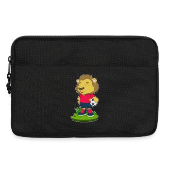 Löwe Handballspieler Handball - Laptoptasche 13" - Schwarz - Vorne