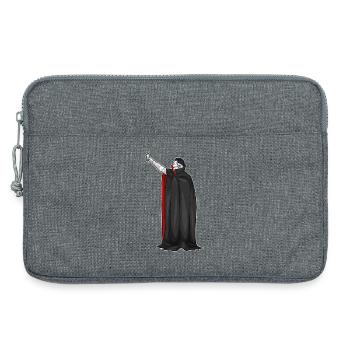 Vampire Halloween Selfie - Laptop bag 13" - heather grey - Front