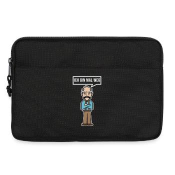 Senior Pensionierung Ruhestand Freiheit Statement - Laptoptasche 13" - Schwarz - Vorne