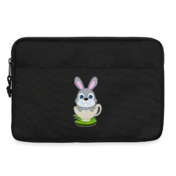 Hase Tasse - Laptoptasche 13" - Schwarz - Vorne