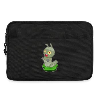 Caterpillar Halloween Zombie - Laptop bag 13" - black - Front