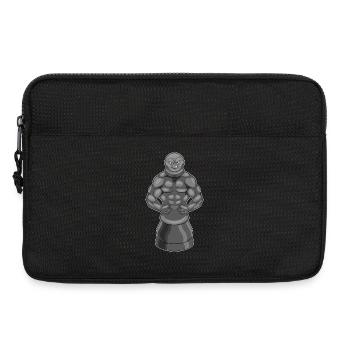 Chess piece pawn chess - Laptop bag 13" - black - Front