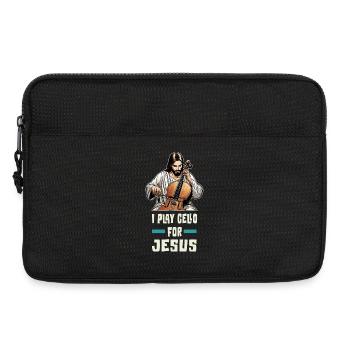 I play cello for Jesus - Laptop bag 13" - black - Front