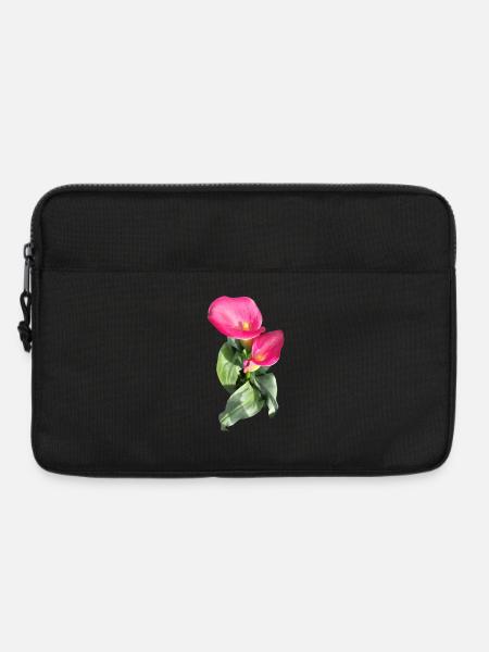 CALLASPink Calla Blütenzauber - Laptoptasche 13" - Schwarz