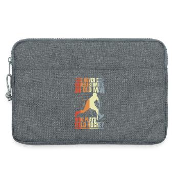 Hockey Großvater - Laptoptasche 13" - Grau meliert - Vorne
