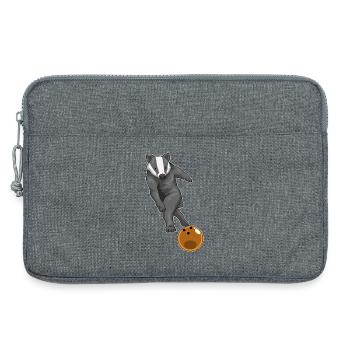 Badger Boule de bowling - Sacoche pour ordinateur portable 13 pouces - gris chiné - Devant