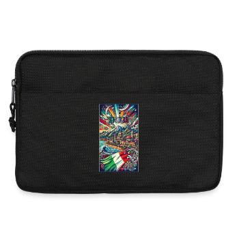 Sizilien Italien Reisen Design - Laptoptasche 13" - Schwarz - Vorne
