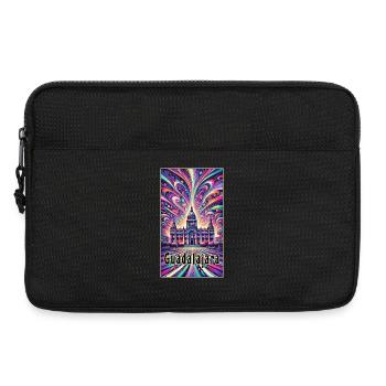 Guadalajara Mexico art design - Laptop bag 13" - black - Front
