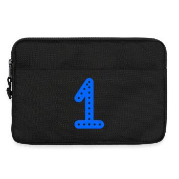 1. 1 AN. 1er ANNIVERSAIRE. ANNIVERSAIRE 1 AN - Sacoche pour ordinateur portable 13 pouces - noir - Devant