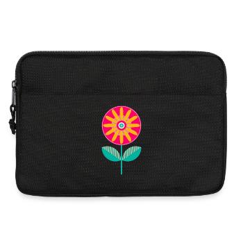 Süße bunte Blume - Laptoptasche 13" - Schwarz - Vorne