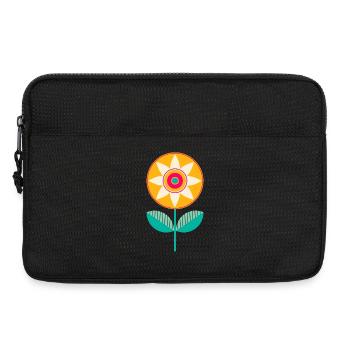 Süße bunte Blume - Laptoptasche 13" - Schwarz - Vorne