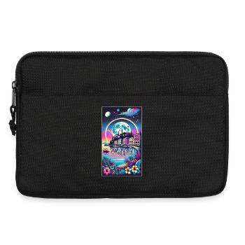 Korfu Griechenland Urlaub Design - Laptoptasche 13" - Schwarz - Vorne