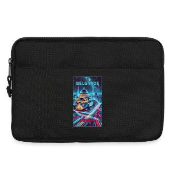 Belgrade Serbia Skyline Design - Laptop bag 13" - black - Front