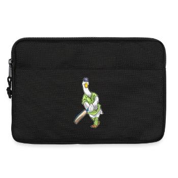 Duck Cricket Cricket Bat - Laptop bag 13" - black - Front