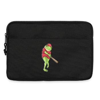 Frosch Baseball Baseballschläger - Laptoptasche 13" - Schwarz - Vorne
