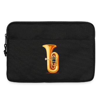 Tuba Graphique - Sacoche pour ordinateur portable 13 pouces - noir - Devant