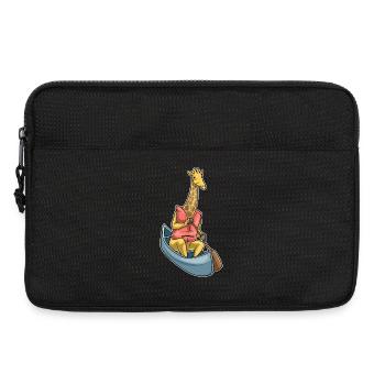 Giraffe Small Boat - Laptop bag 13" - black - Front