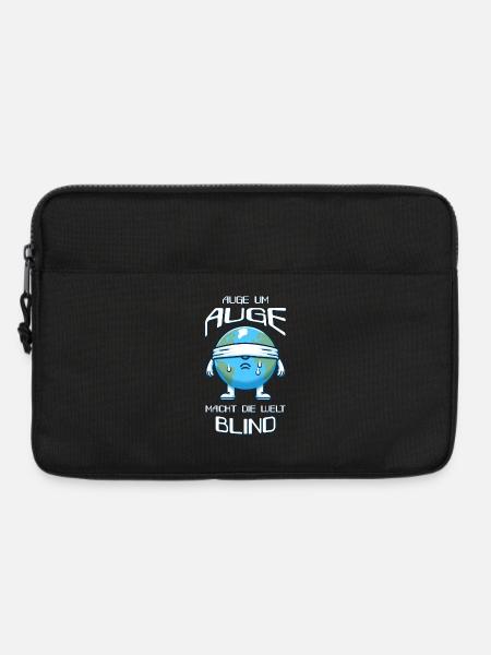 An eye for an eye - Laptop bag 13" - black
