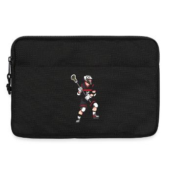 Lacrosse Player Pixel - Laptop bag 13" - black - Front
