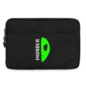 Alien Invader - Laptop bag 13" - black - Front