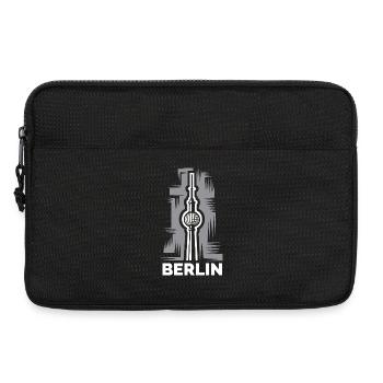 Tour de télévision de Berlin - Symbole de la ville comme logo - Sacoche pour ordinateur portable 13 pouces - noir - Devant