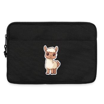 Llama Alpaca Llama Animal Gift - Laptop bag 13" - black - Front