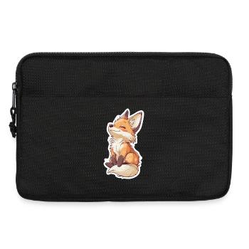 Fuchs - Laptoptasche 13" - Schwarz - Vorne