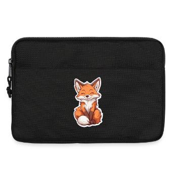 Fuchs - Laptoptasche 13" - Schwarz - Vorne