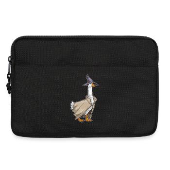 Duck Halloween Witch - Laptop bag 13" - black - Front