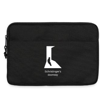 Schrödingers Katze - Türedition - Laptoptasche 13" - Schwarz - Vorne