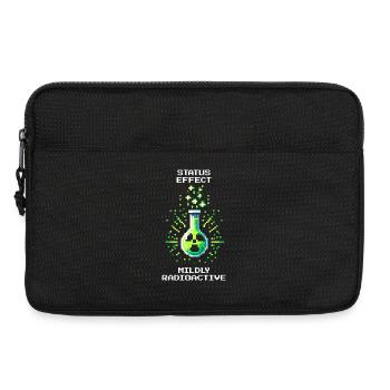 Status effect: slightly radioactive | Chemistry - Laptop bag 13" - black - Front