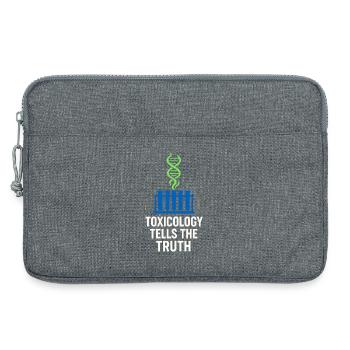Chimiste légiste Laboratoire de criminalistique Toxicologie - Sacoche pour ordinateur portable 13 pouces - gris chiné - Devant