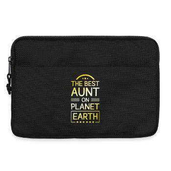 Beste Tante Spruch - Laptoptasche 13" - Schwarz - Vorne