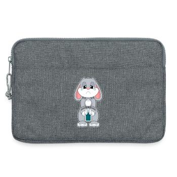 Bunny Poker Jeu de cartes de poker - Sacoche pour ordinateur portable 13 pouces - gris chiné - Devant
