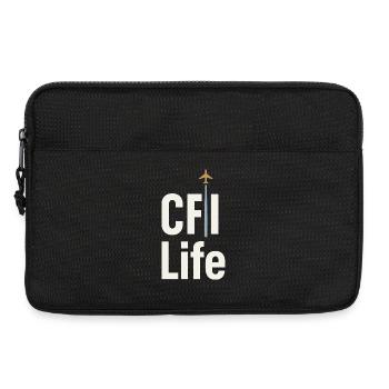Instructeur de vol Cfi Pilote Instructeur d’aviation - Sacoche pour ordinateur portable 13 pouces - noir - Devant