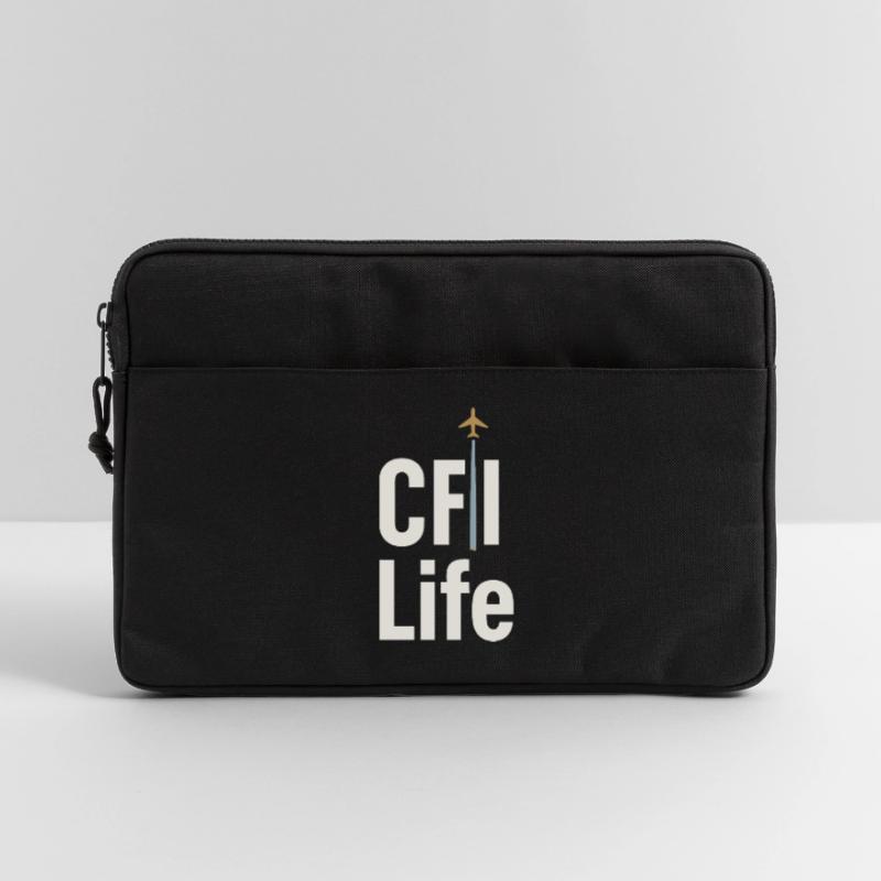 Flight Instructor Cfi Pilot Aviation Instructor Laptop bag 13"