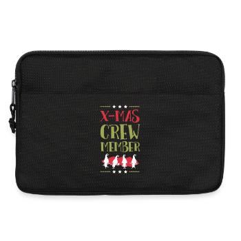 Membre de l’équipage de Noël - Sacoche pour ordinateur portable 13 pouces - noir - Devant