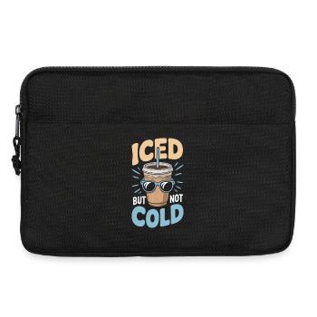 Iced But Not Cold Eiskaffee Humor Sommer - Laptoptasche 13" - Schwarz - Vorne