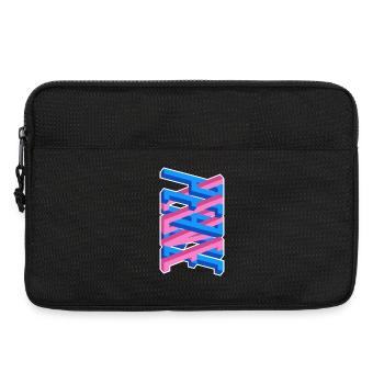 Love & Peace – Graffiti Style Love & Freedom - Laptop bag 13" - black - Front